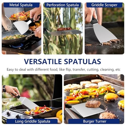 18Pcs Griddle Accessories Kit for Blackstone, Flat Top Grilling Accessory Set gallery