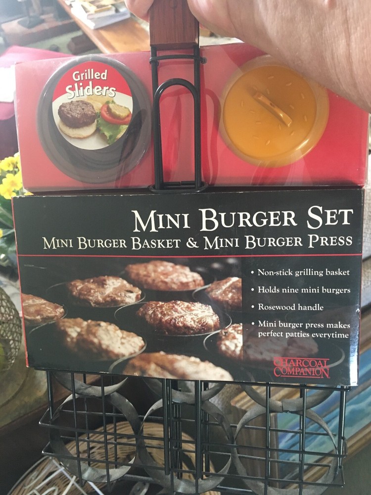 Mini Burger Tool Set 3-Piece Set NEW& PRESS BY CHARCOAL CAMPIONS