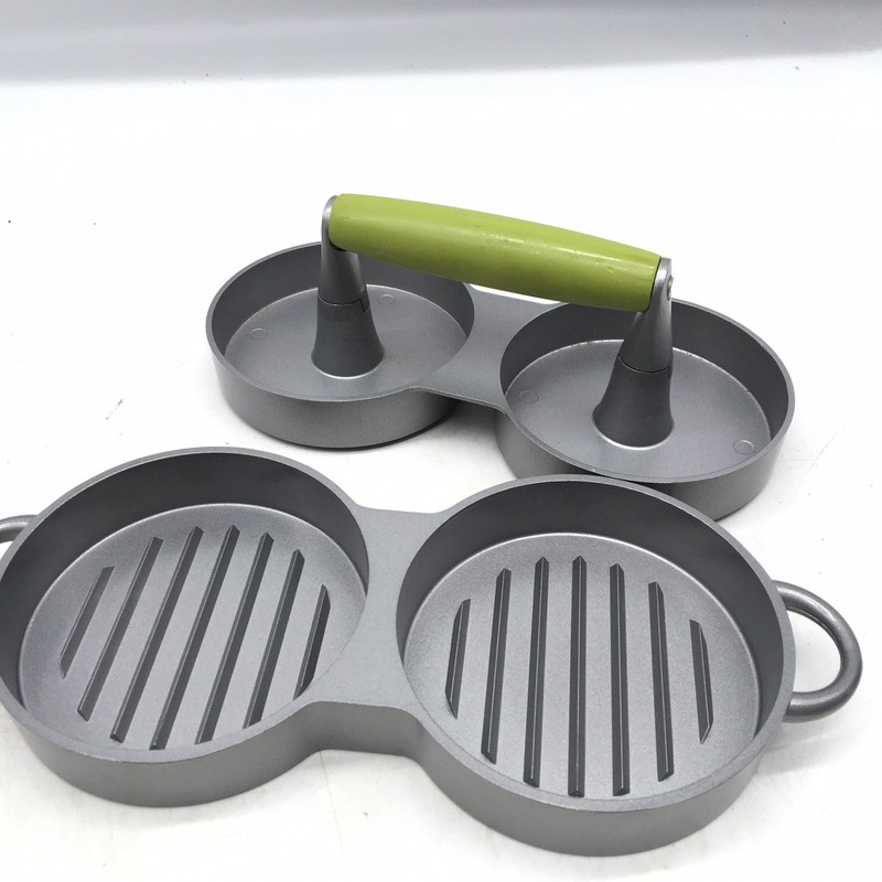 Crate And Barrel Double Burger Press - With Sticker Never Used! gallery