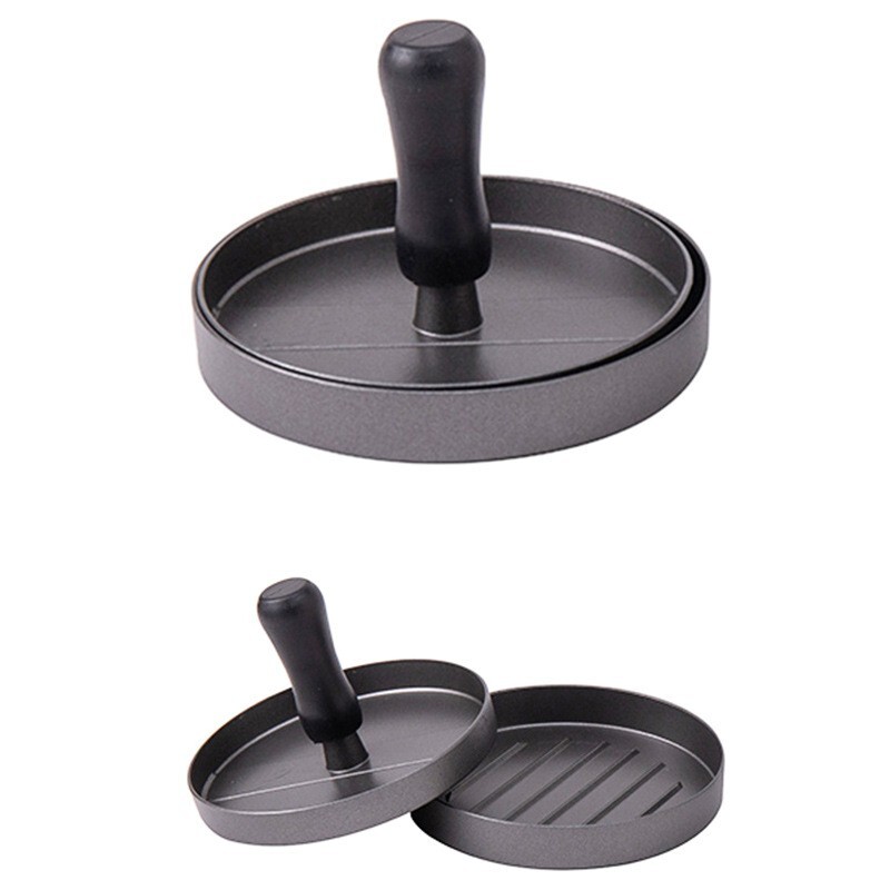 Aluminum Hamburger Press Stuffed Meat Grill Burger Patty Maker Tool Beef Patty gallery