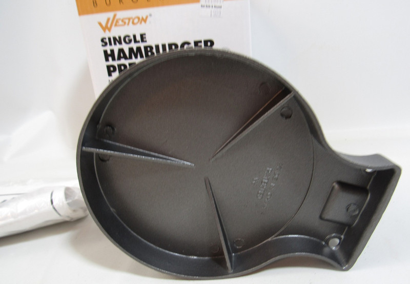 Weston Burger Hamburger Press Adjustable Thickness 4 1/2" Patties 1/4lb to 3/4lb gallery