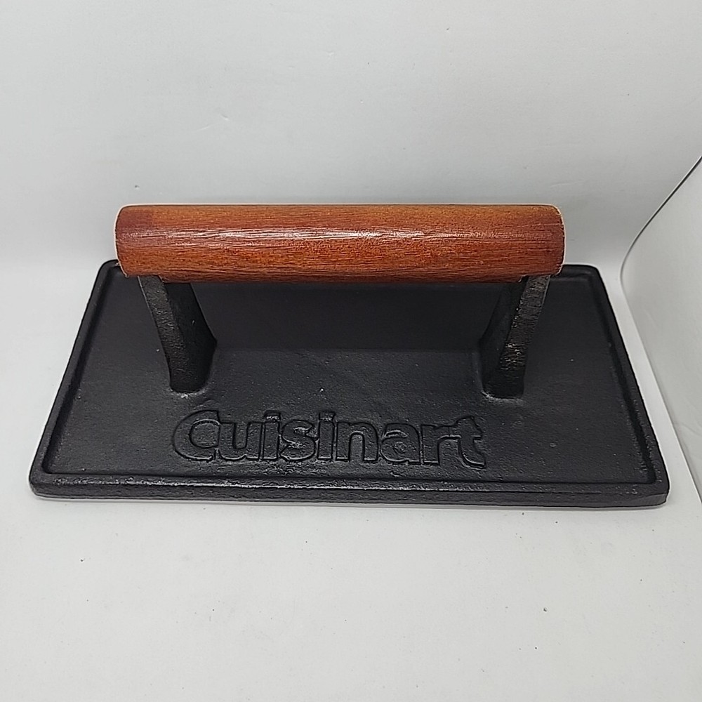 Cuisinart Iron Steak Press Bacon Weight Hamburger Meat Presser