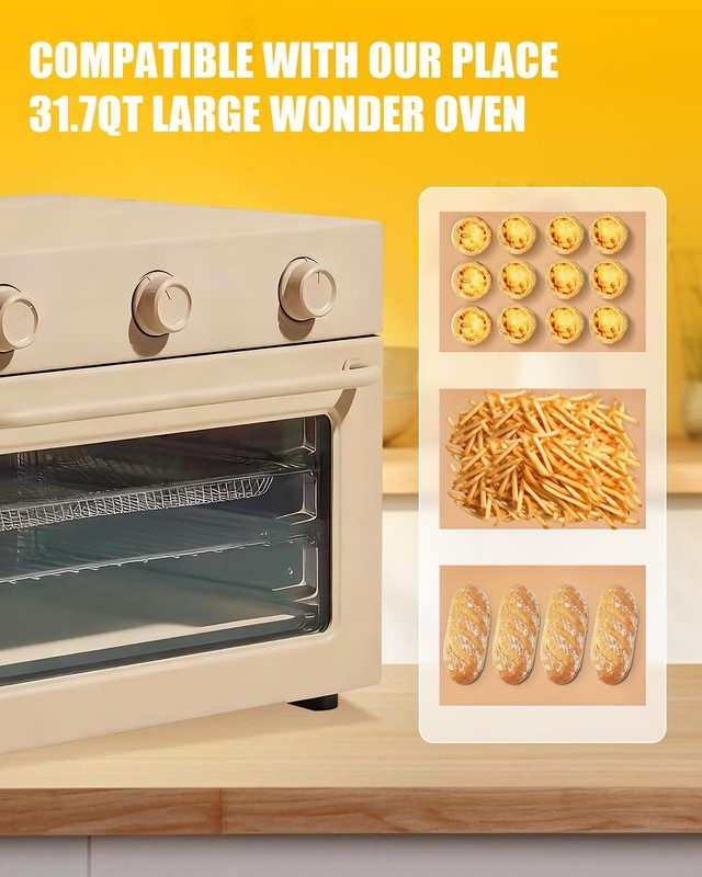 Compatible with Ourplace 31.7QT Large Wonder Oven, 130PCs Parchment Paper gallery