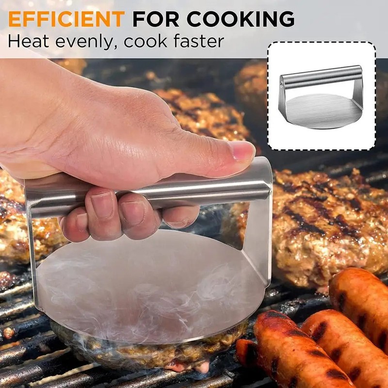 New Stainless Steel Burger Press Maker Non Stick Fast Shipping gallery