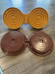 Charcoal Companion Double Hamburger Press Mold 2005 Burger 4.5 Circular Patties