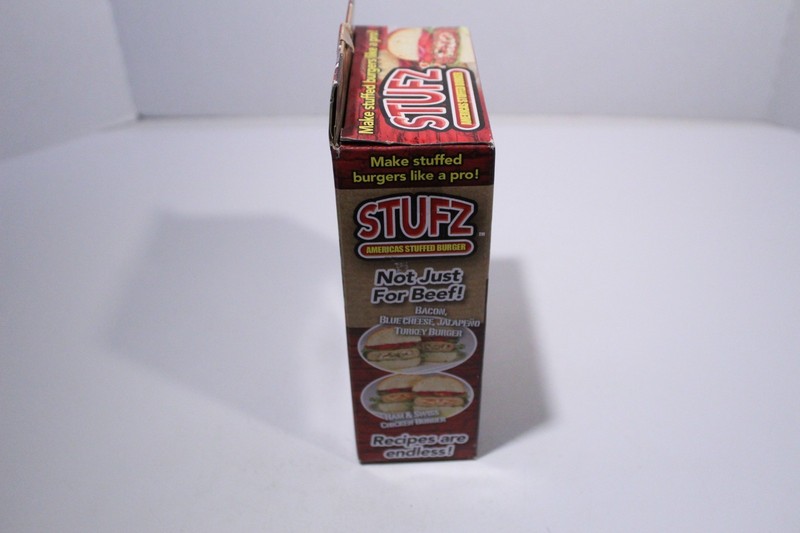 Stufz Americas Stuffed Burger Maker Press As Seen on TV Gift Griller New Sealed gallery