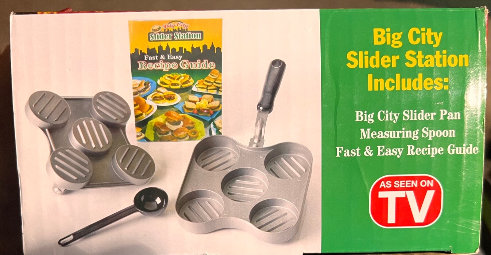 Big City Slider Station NEW Cooks 5 Mini Burgers on Stovetop gallery
