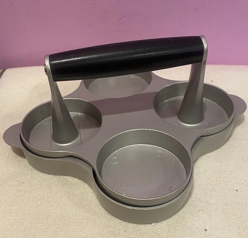 Williams -Sonoma? Mini Slider BURGER PRESS 4 -Hole EUC gallery