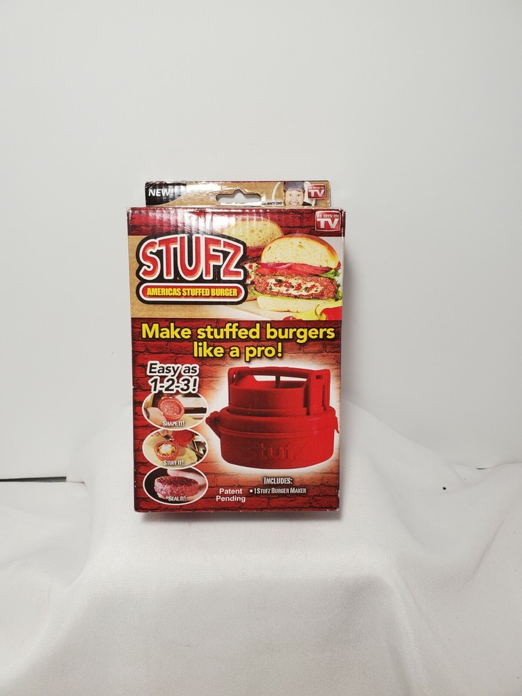 Stufz Stuffed Burgers Press Sealed Sliders Regular Burgers Patty Maker
