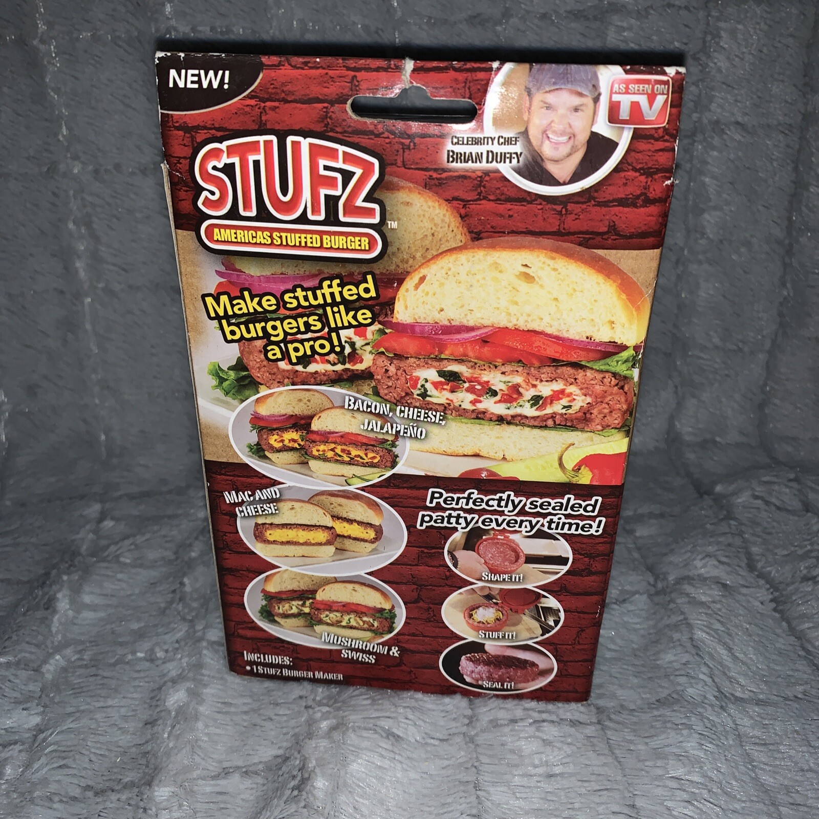 Stufz Stuffed Burger Press - Hamburger Patty Maker - As Seen On TV gallery