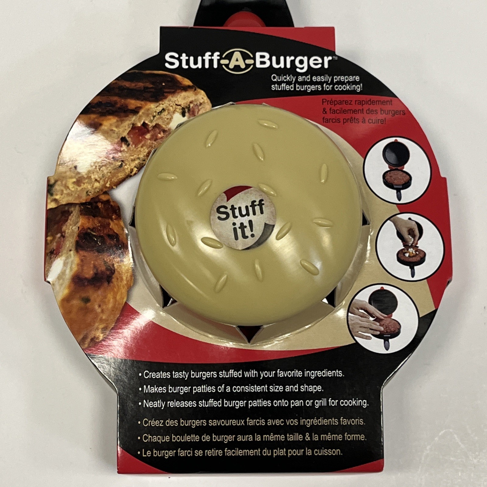 Extraordinary Home Products Stuff A Burger Davison Stuffed Patties Cooking Kit gallery