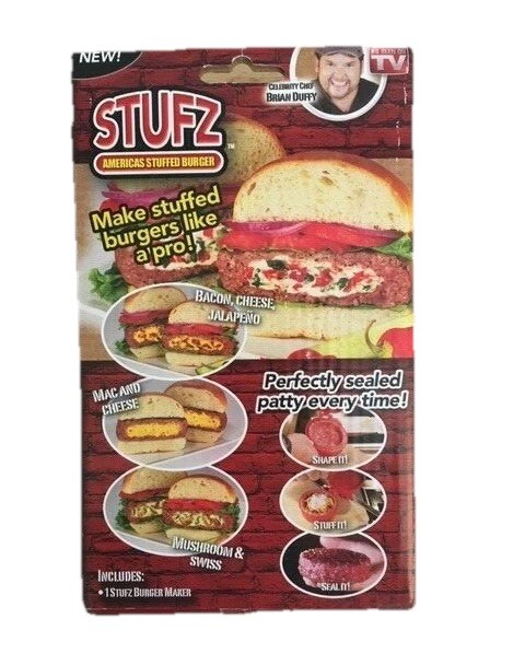 New Stuffed Gourmet Burger Hamburger Press Patty Maker Stutz Kitchen Tool gallery