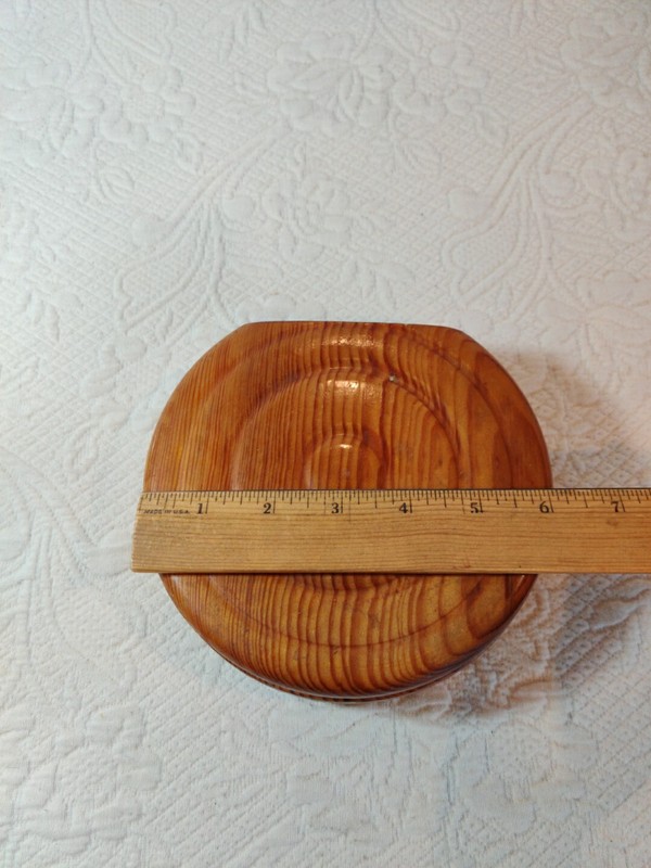 Vintage Wood Hinged Hamburger Meat Patties Press 1960s Era gallery