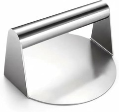 Stainless Steel Smash Burger Press, 5.5 Inch Manual Burger Smasher with Handl…