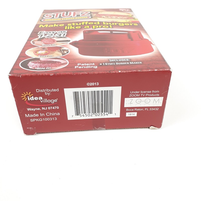 Stufz Stuffed Burger Press Hamburger Patty Maker As Seen On TV gallery