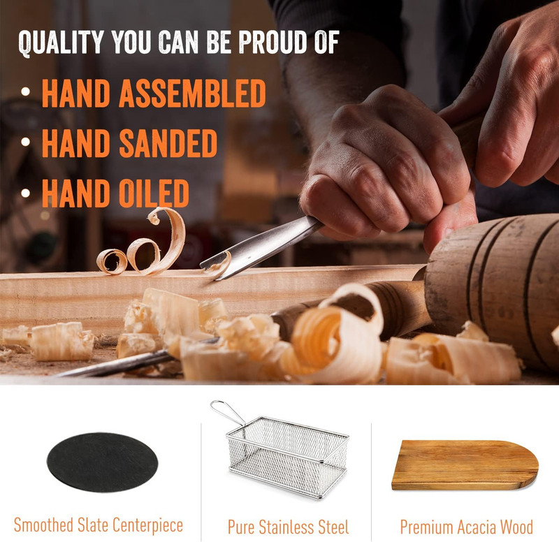 Burger Serving Set - Ideal for Foodies & Burger Enthusiasts gallery