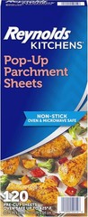 Reynolds Kitchens Pop-Up Parchment Paper Sheets, 10.7×13.75 Inch, 120 Count