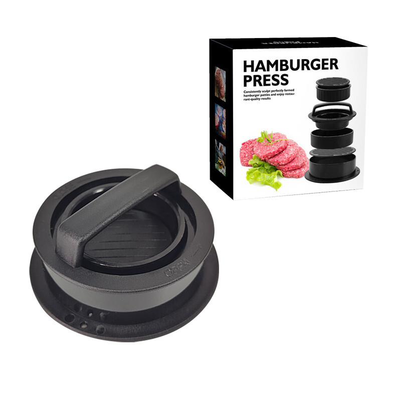 wholesale Circular meat patty press hamburger combination meat press hand tool gallery
