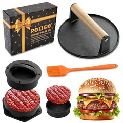Cast Iron Smash Burger Press – Grill & Griddle Set