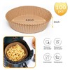 Ailun Air Fryer Paper Liners 6.5inch, 100PCS 6.5"Round-100PCS, Brown gallery