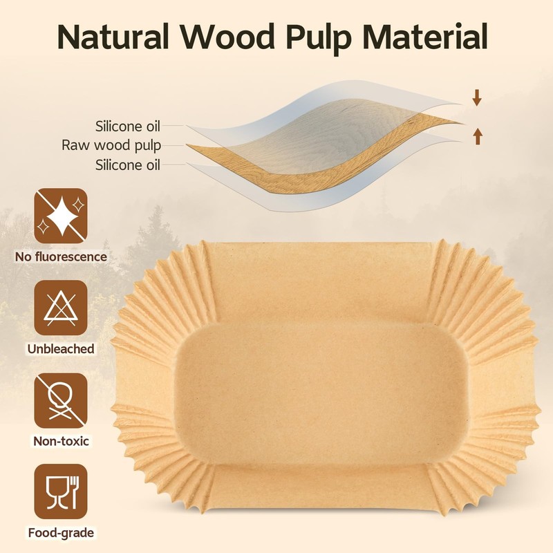 Loaf Pan Liners, 150PCS Bread Liners 9x5 Inch, fit for 9x5inch, Natural gallery