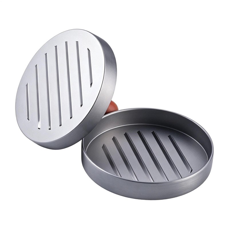 Hamburger Patty Maker Grill Press Large Round Burger Metal Mould Cooking Tool gallery