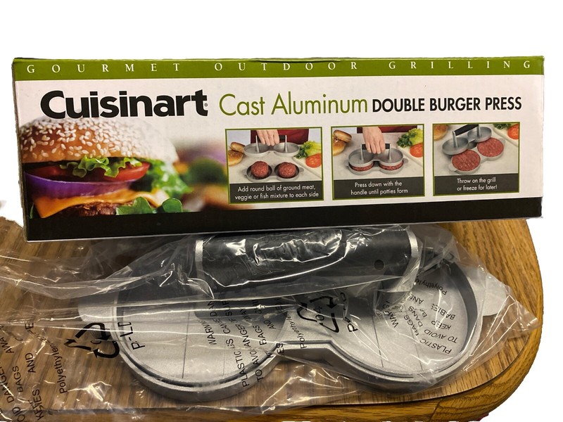 Cuisinart Outdoor Grilling CABP-320 Cuisinart Cast Aluminum Double Burger Press gallery