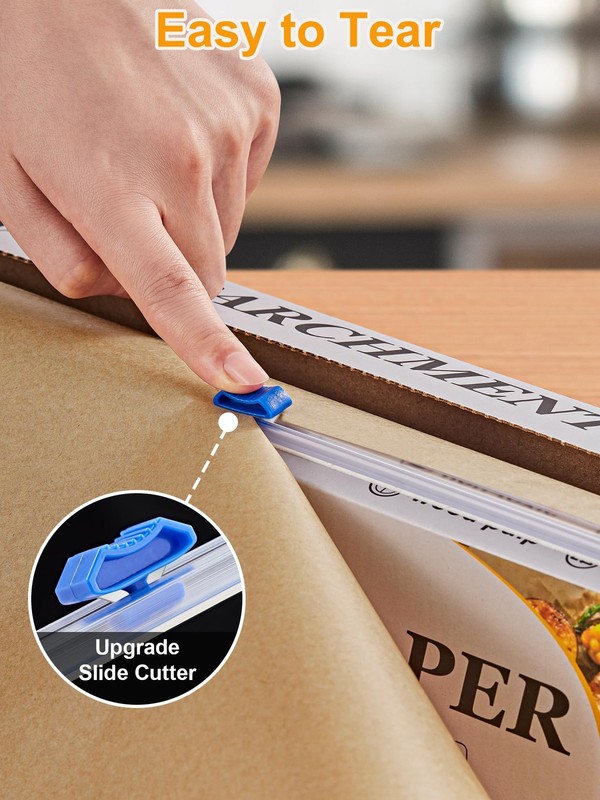SMARTAKE Parchment Paper Roll for 12 inch x 300 ft, 300 sq.ft, Unbleached gallery