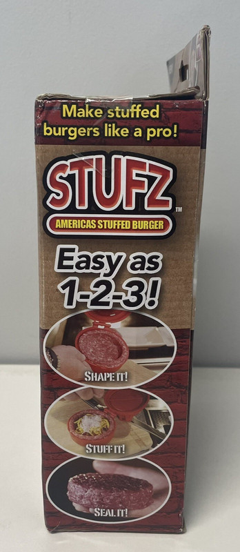 STUFZ Americas Stuffed Burger (1 Pack) | Make Burgers Like a Pro, As-Seen-On TV gallery