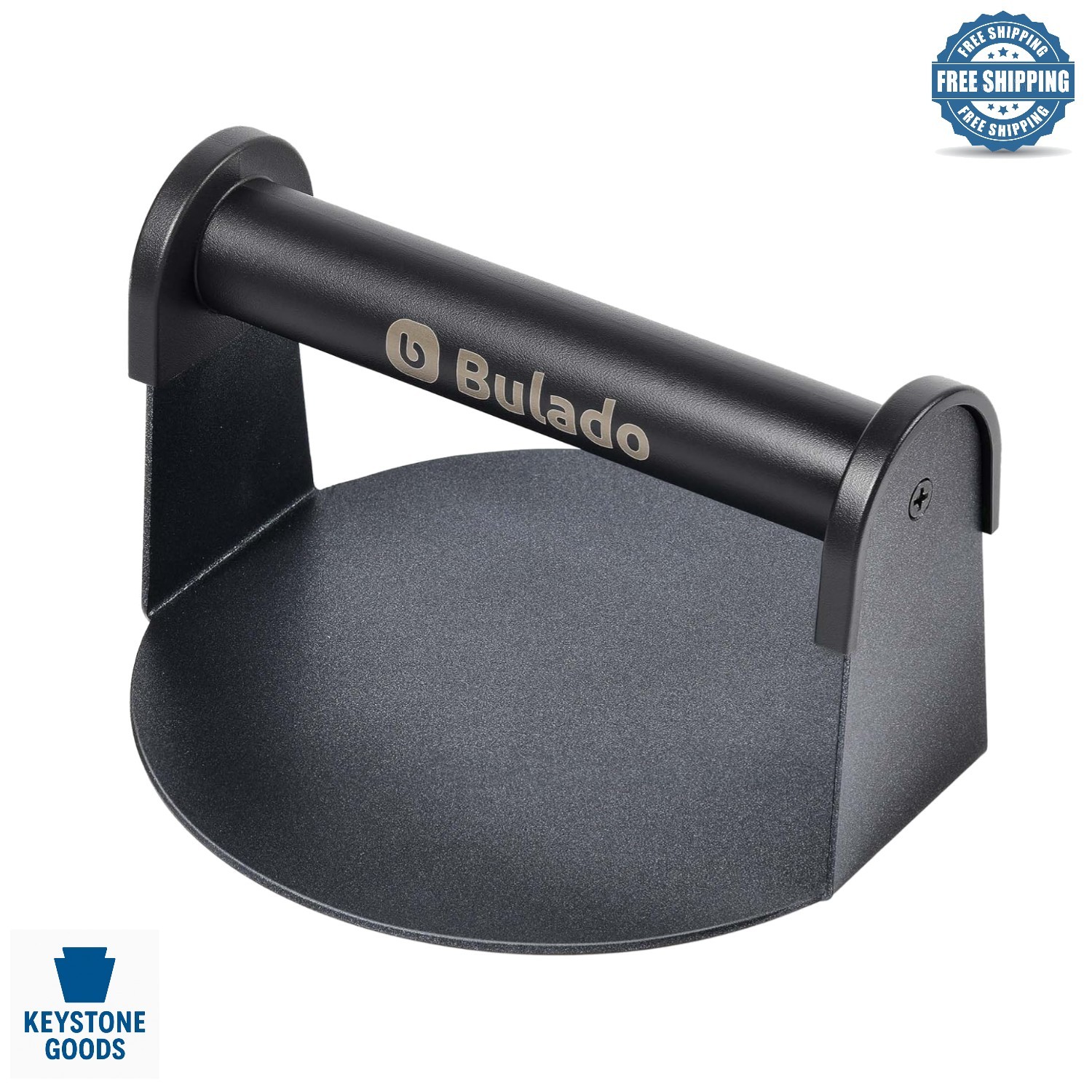 6-Inch Non-Stick Burger Press with Heat-Resistant Handle for Griddle & Grill gallery