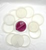 VTG Tupperware Hamburger Patty Press 3 #882 & 7 #1927 Keepers 1Lid & 1 Press USA gallery