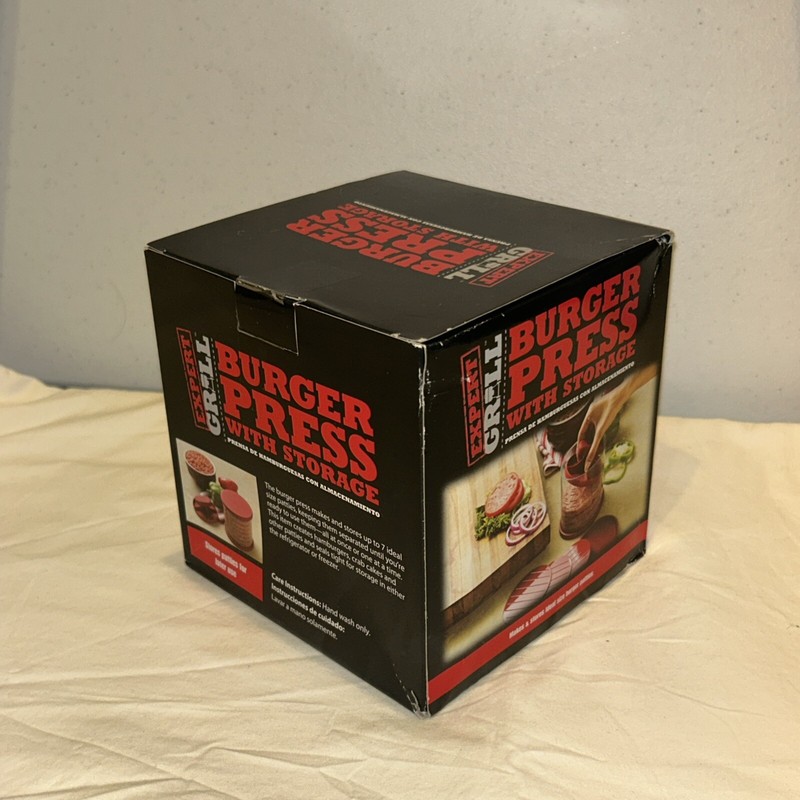 Expert Grill Burger Press with Storage - Makes & Stores 7 Perfect Patties gallery
