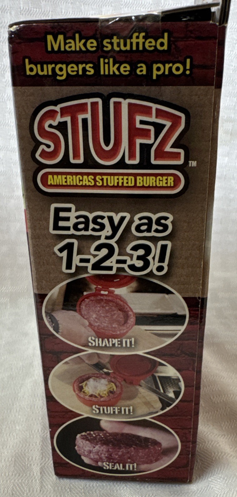 STUFZ Americas Stuffed Burger (1 Pack) | Make Burgers Like a Pro, As-Seen-On TV gallery