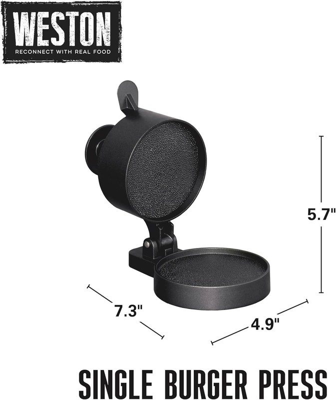Non-Stick Heavy-Duty Burger Press: Creates Perfect Patties with Spring Ejector gallery