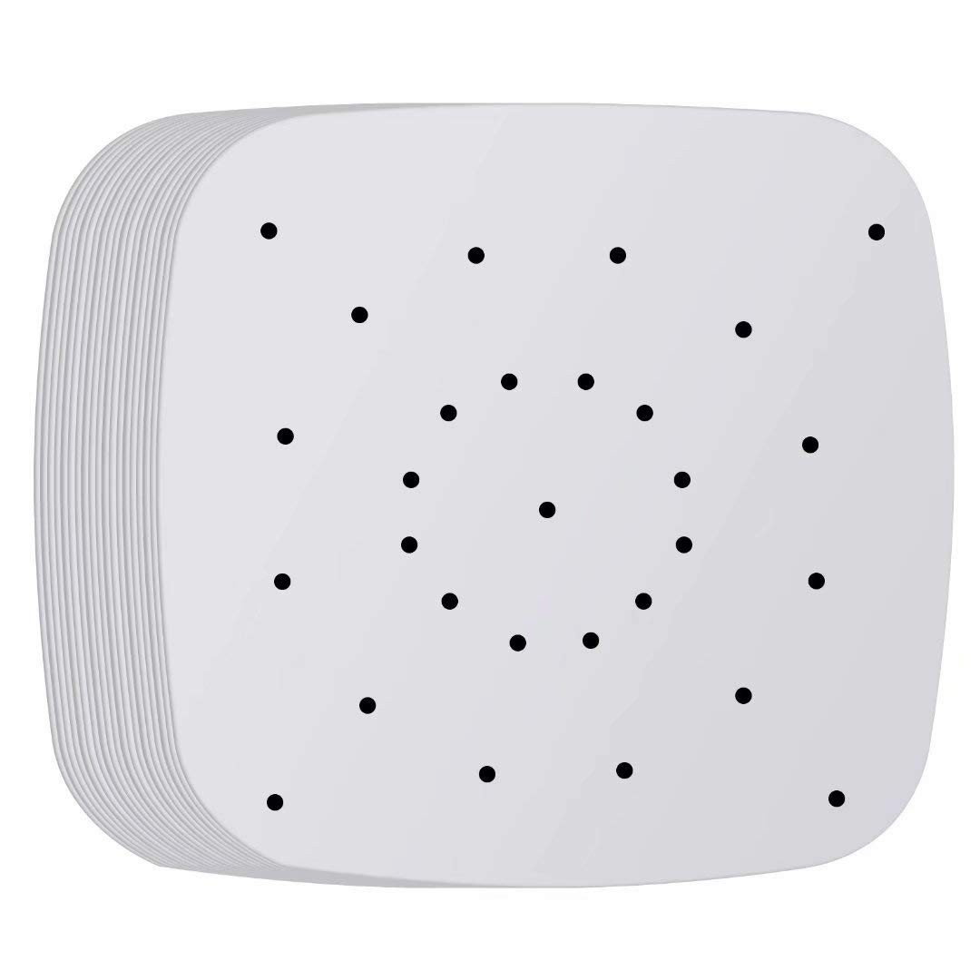 200pcs 8.5inch Square Perforated Parchment Paper 8.5 inch/21.6cm, White gallery