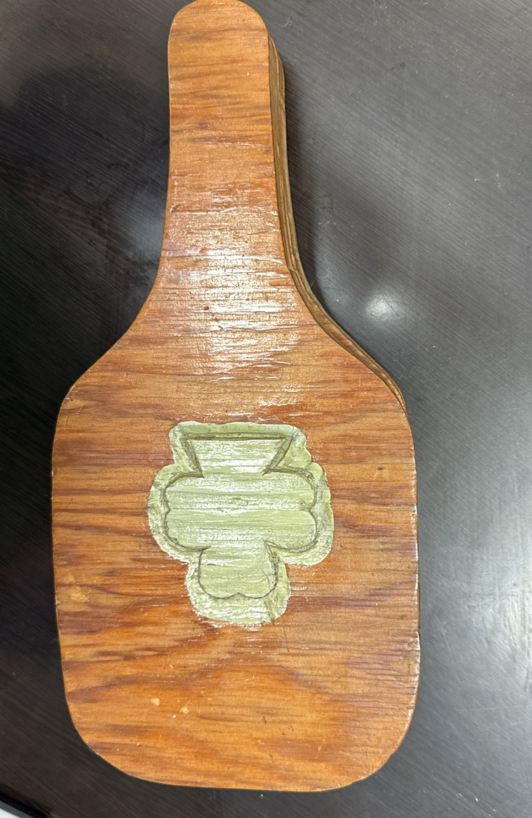 Vintage Press Maker Wood Decor Antique Clover gallery