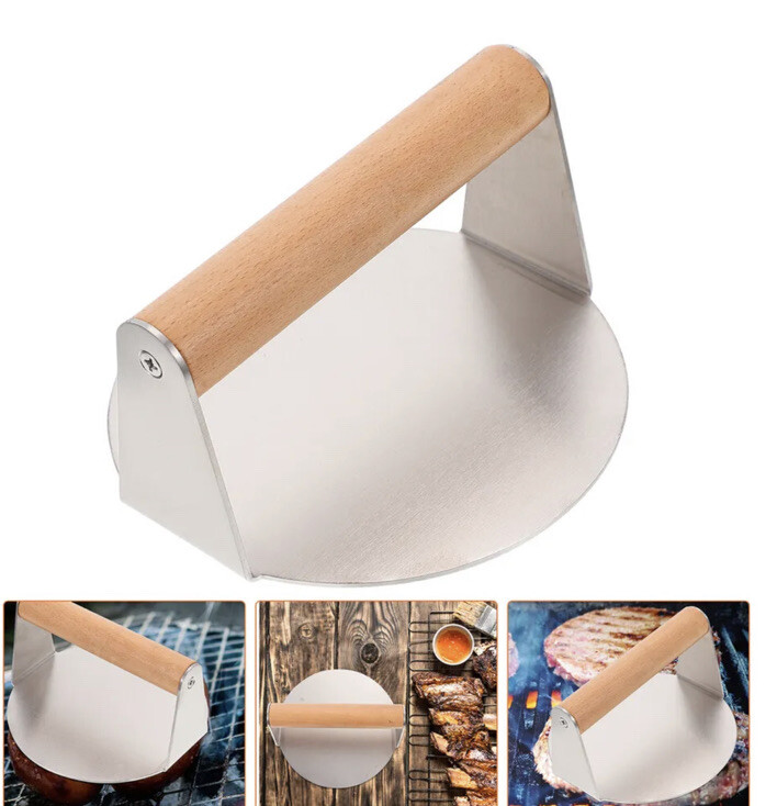 1 pc Veggie Burgers Mold Burger Bacon Press Smasher Barbecue Press Plate New 5x3 gallery
