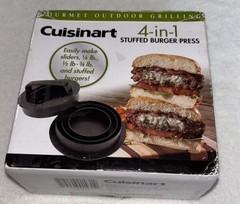 Cuisinart 4 in 1 Burger Press – Stuffed Sliders Regular Burgers