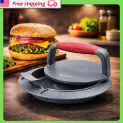 🍔 Perfect Burger Press Patty Maker – 4.5″ 6oz | Even Cooking I ONEDAY SHIPP!!!