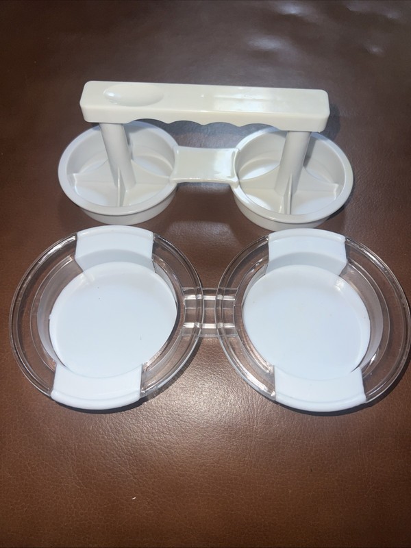 Unbranded White Plastic Double Burger Press gallery