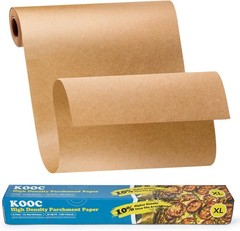 KOOC Premium 72-Feet Parchment Paper Roll – 15 in x 72 ft, XL (15-Inch Width)
