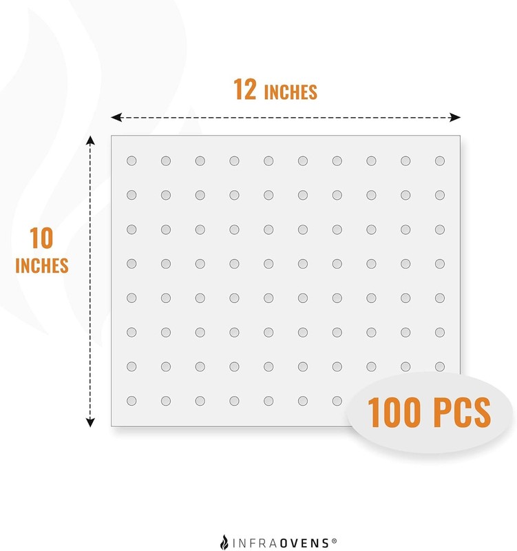 Parchment Paper Sheets for Toaster Oven Air Fryer 10 x 12 Compatible 10 x 12 gallery
