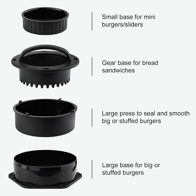 POLIGO 5PCS Smash Burger Press Kit- Burger Mold for Grill and Griddle Cooking gallery