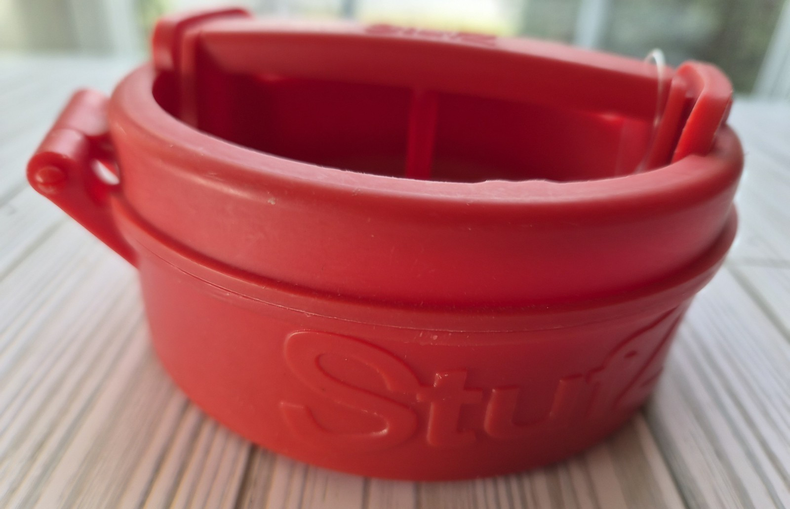 Stufz Stuffed Burger Press-Hamburger Patty Maker ( As-Seen-On-TV ) Red gallery