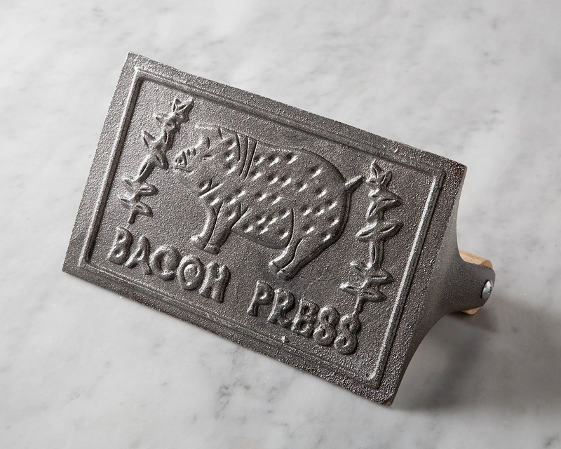 Outset Bacon Press, 6.75 Inches, Metallic Bacon Grill Press gallery