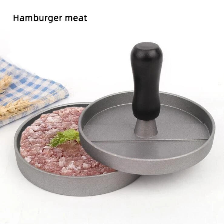 Aluminum Hamburger Press Stuffed Meat Grill Burger Patty Maker Tool Non Stick US gallery