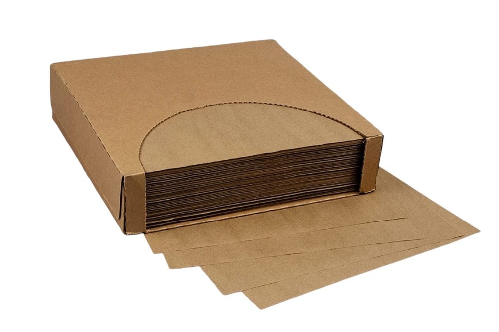 12x12 Waxed Paper Wrap or Basket Liner Sheet, 1 Count (Pack of 1000), Brown