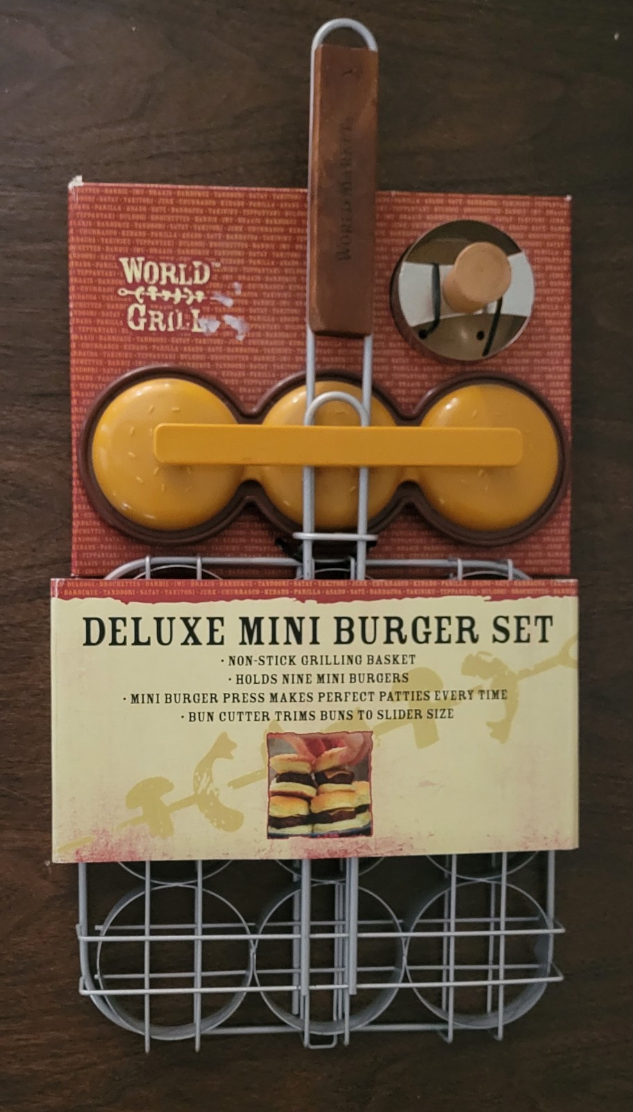 Deluxe Mini Hamburger Slider Set by World Market - NEW gallery