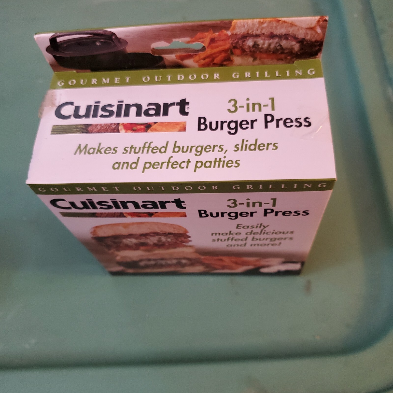 Cusinart 3-in- 1 Burger Press In Box Unused,new Old Store Stock Vintage gallery