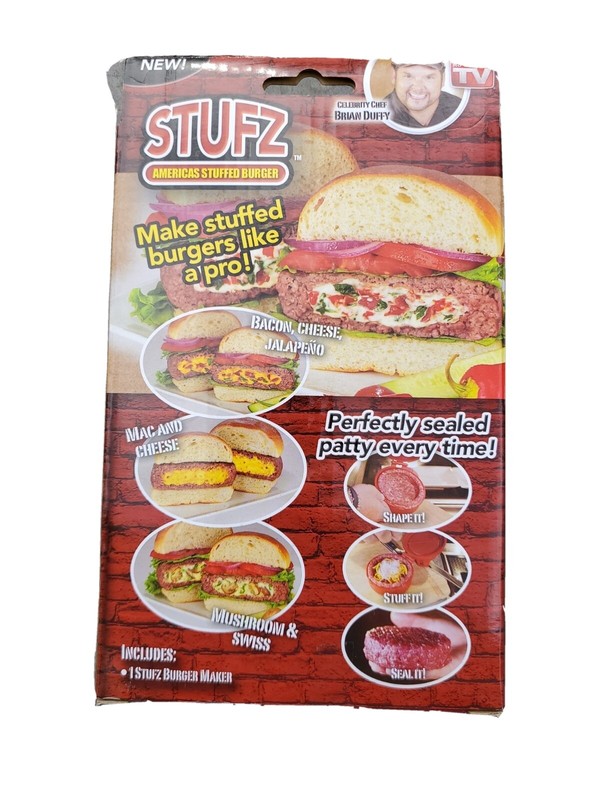 Stufz Stuffed Burger Press - Hamburger Patty Maker - As Seen On TV gallery
